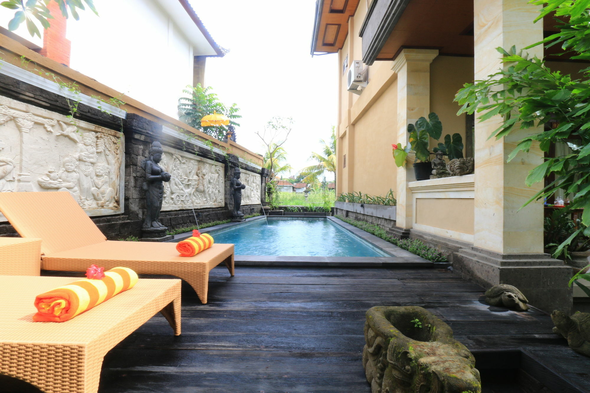 Frangipani Bungalow Ubud  Bagian luar foto